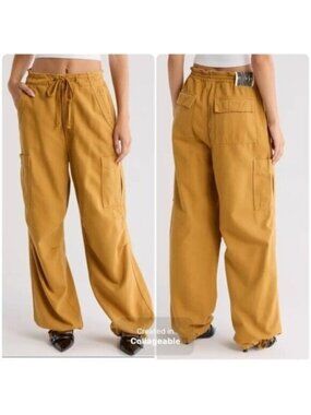 Mother Cargo Baggy Jeans 90's High Rise Contemporary Designer Street Neutral